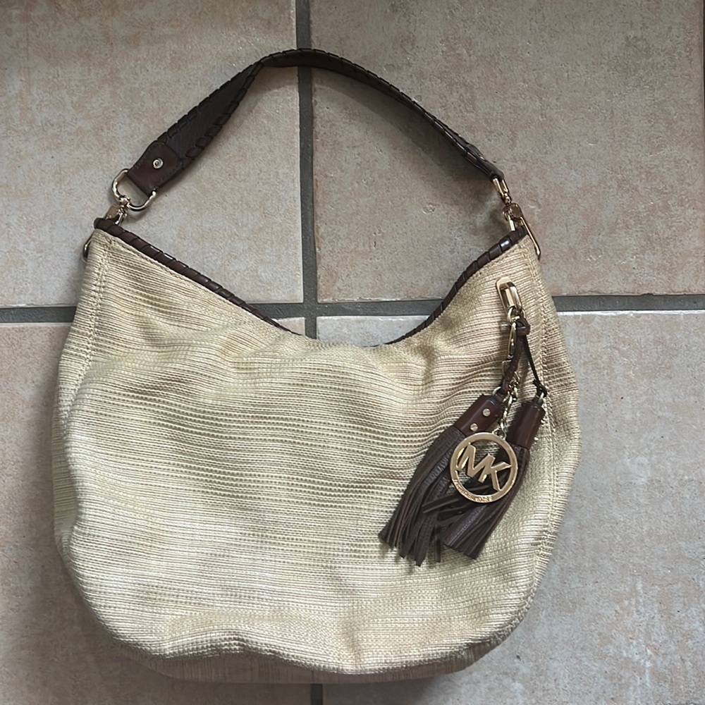 Michael Kors Straw Purse